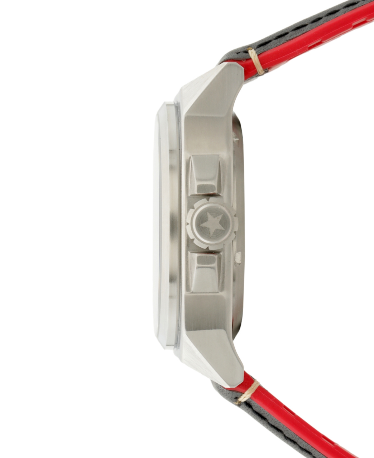Avi-8 Men's Bell X-1 Machbuster Automatic Gray Rubber And Leather Strap Watch, 41mm In Lt. Gray