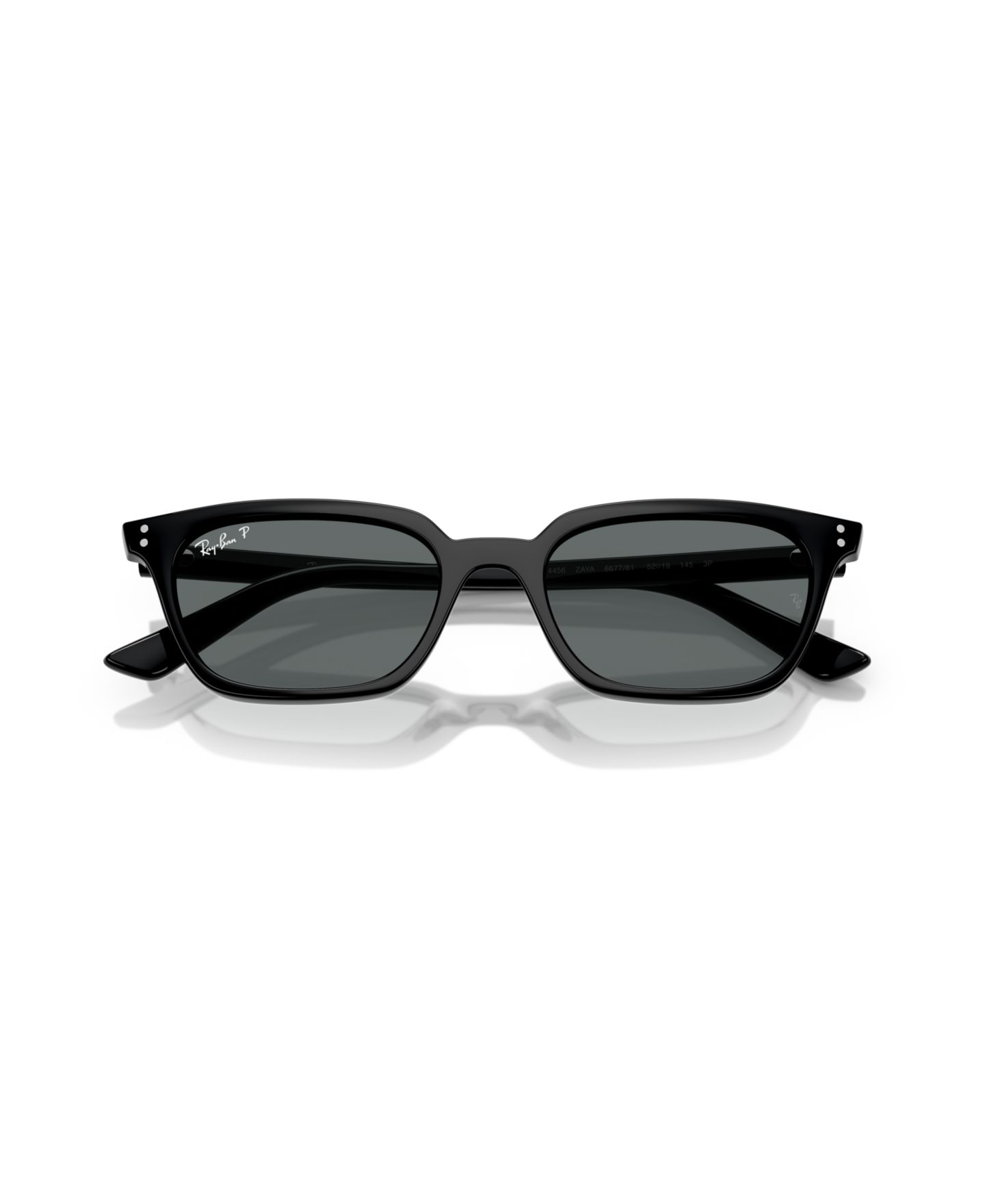 Солнцезащитные очки Ray-Ban Unisex Zaya Polarized Sunglasses, RB4456, цвет: Чёрный — фото 3