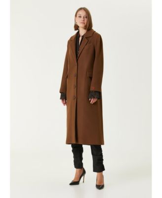 Women's Wool-Cashmere Blend Coat