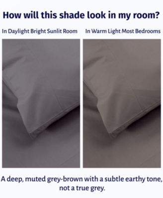 Certified Luxury Queen Bed Sheet Set - 100% Egyptian Cotton Sheets Queen, Classic Percale, Deep Pockets, Cool and Durable Bedding