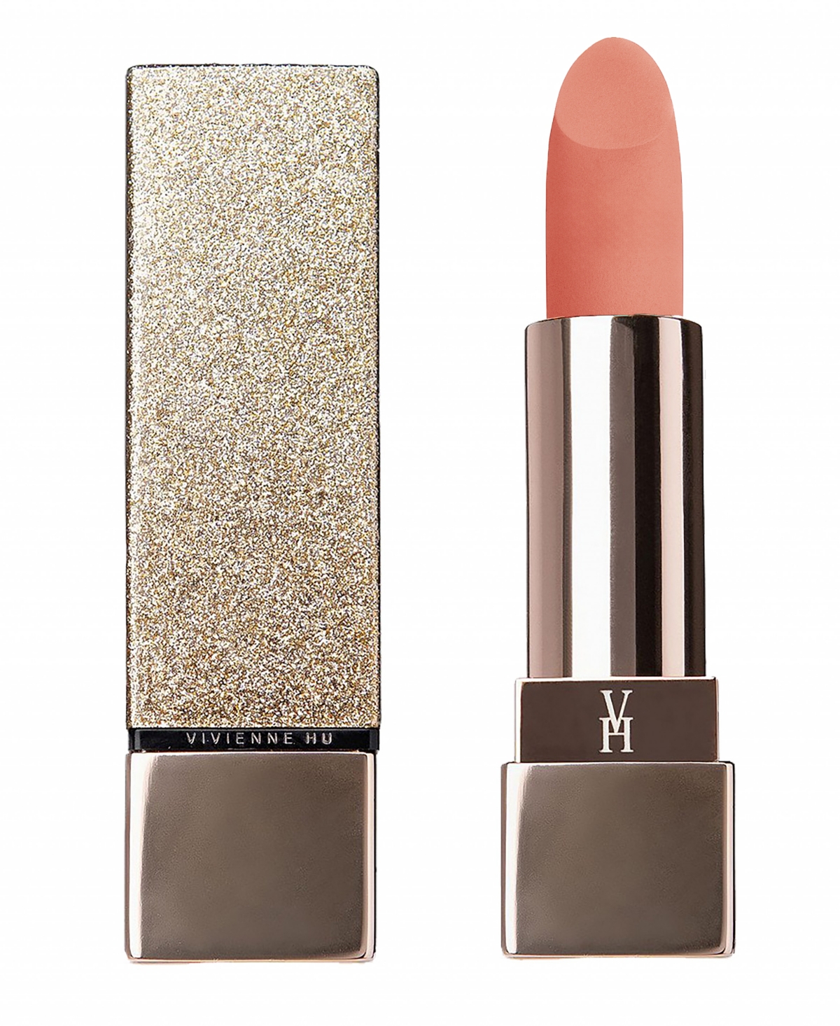 Vivienne Hu Goldsand Long Lasting Creamy Satin And Soft Matte Lipstick, 0.15 oz In 907 Dark Pastel Pink