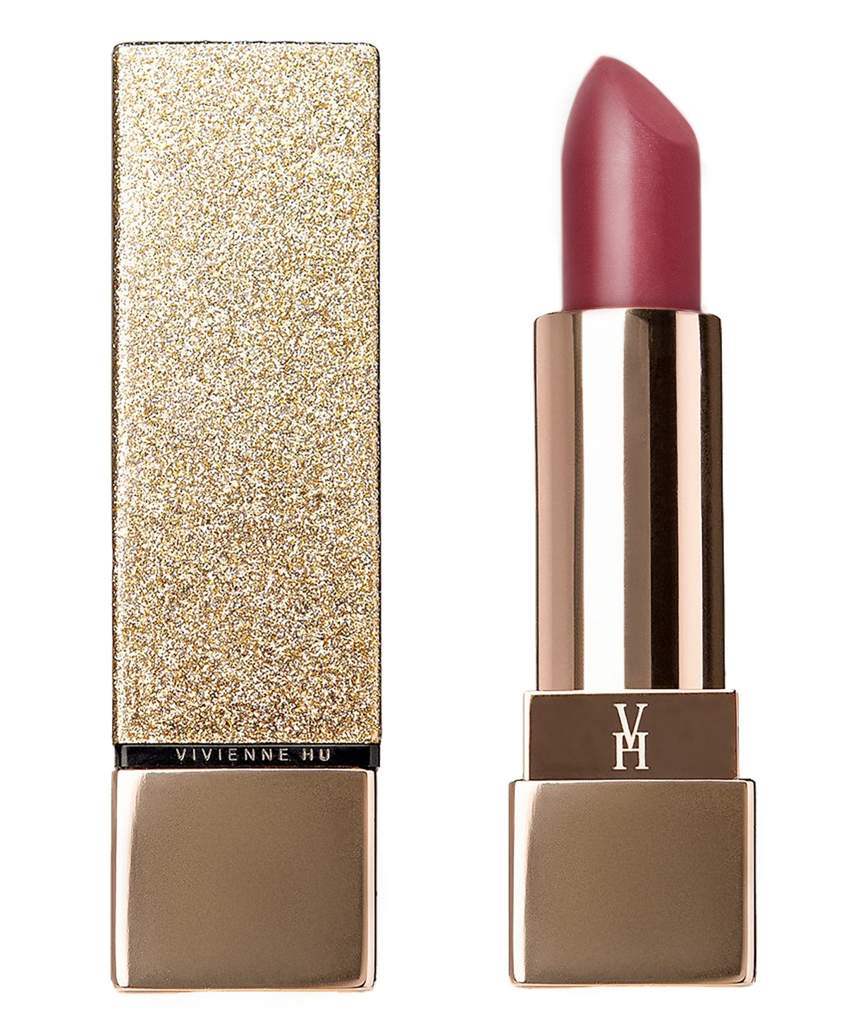 Vivienne Hu Goldsand Shine Lipstick, 0.15 oz In 708 Cocoa Shimmer