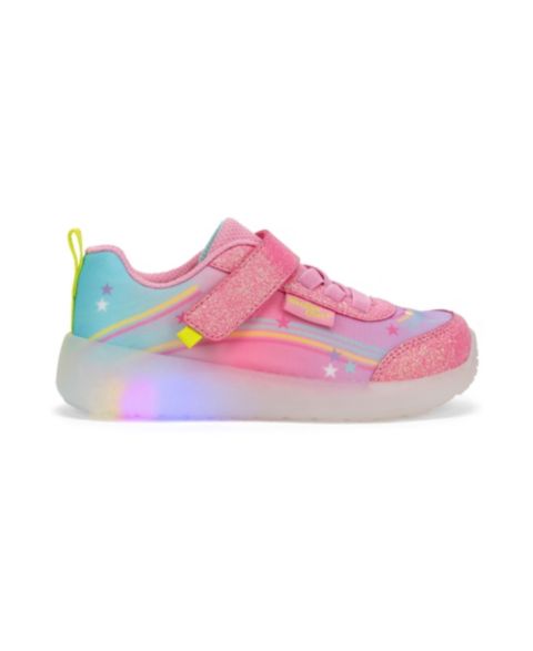 Детские кроссовки Western Chief Lighted Flash Feet со светодиодами, цвет: Розовый