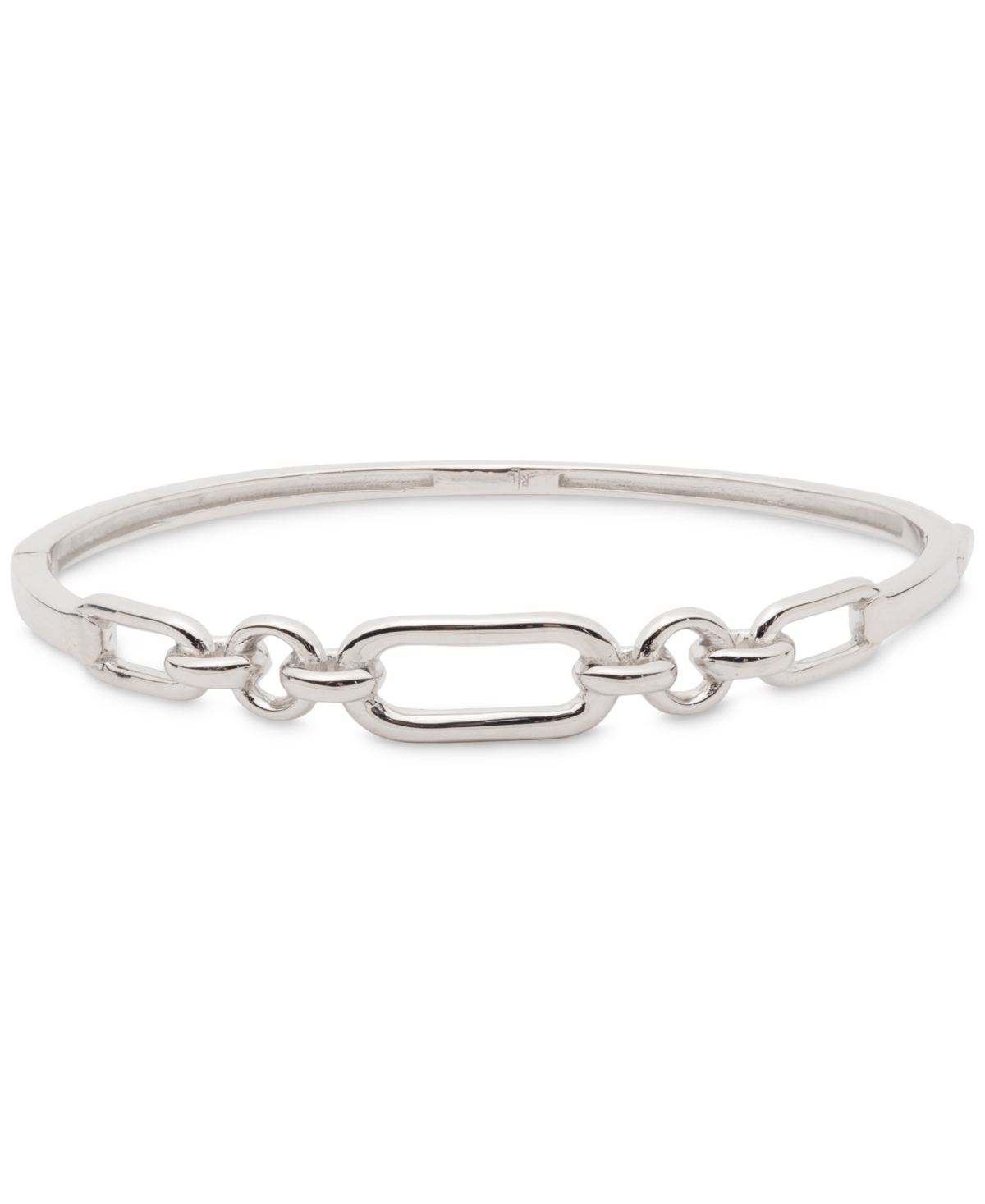Ralph Lauren Sterling Silver Link Bangle Bracelet