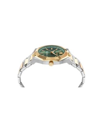 Men's Metronaut Three Hand Quartz Two-Tone Bracelet Watch, 42mm