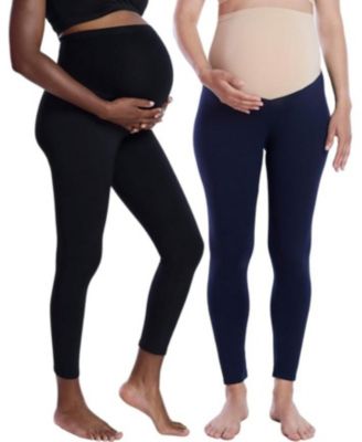 Maternity Essential Stretch Secret Fit Over the Belly Leggings - Motherhood