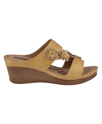 Women's Halia Floral Wedge Sandals