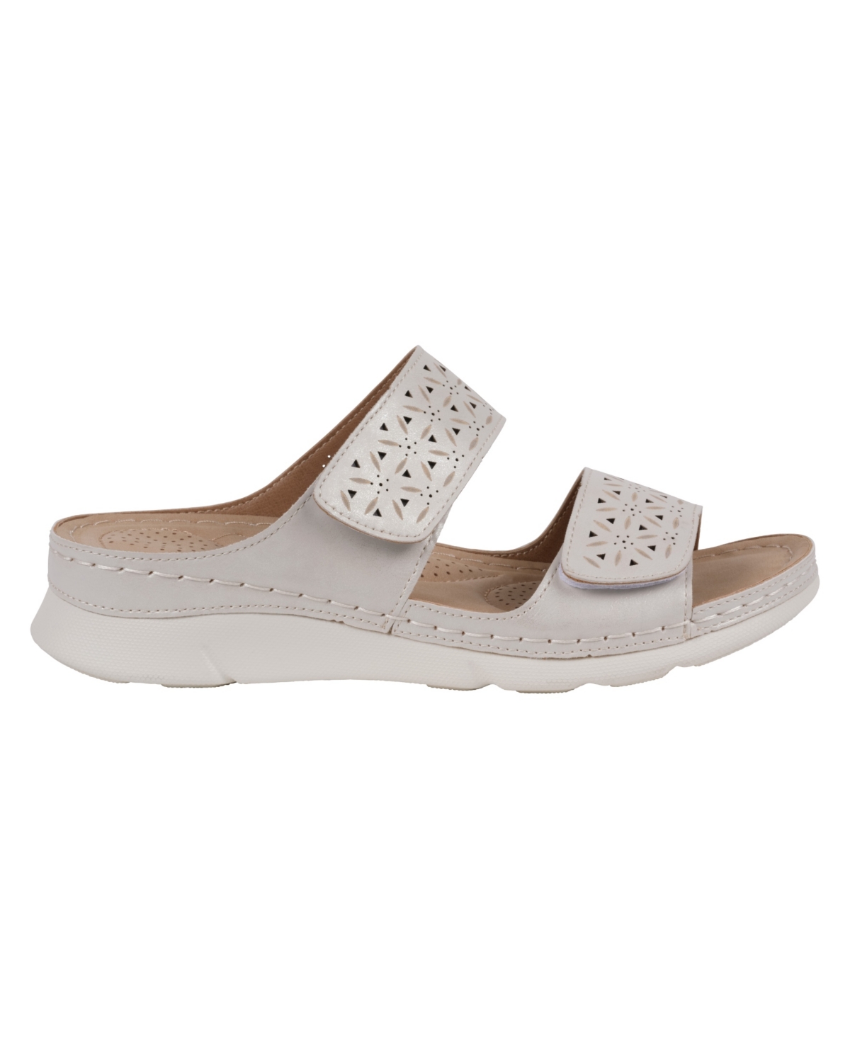 Gc Shoes Verna Slide Sandal In Silver