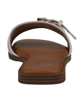 Women's Kenna Embellished Buckle Flat Sandals