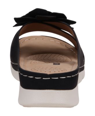 Women's Claire Flower Rosette Comfort Sandals