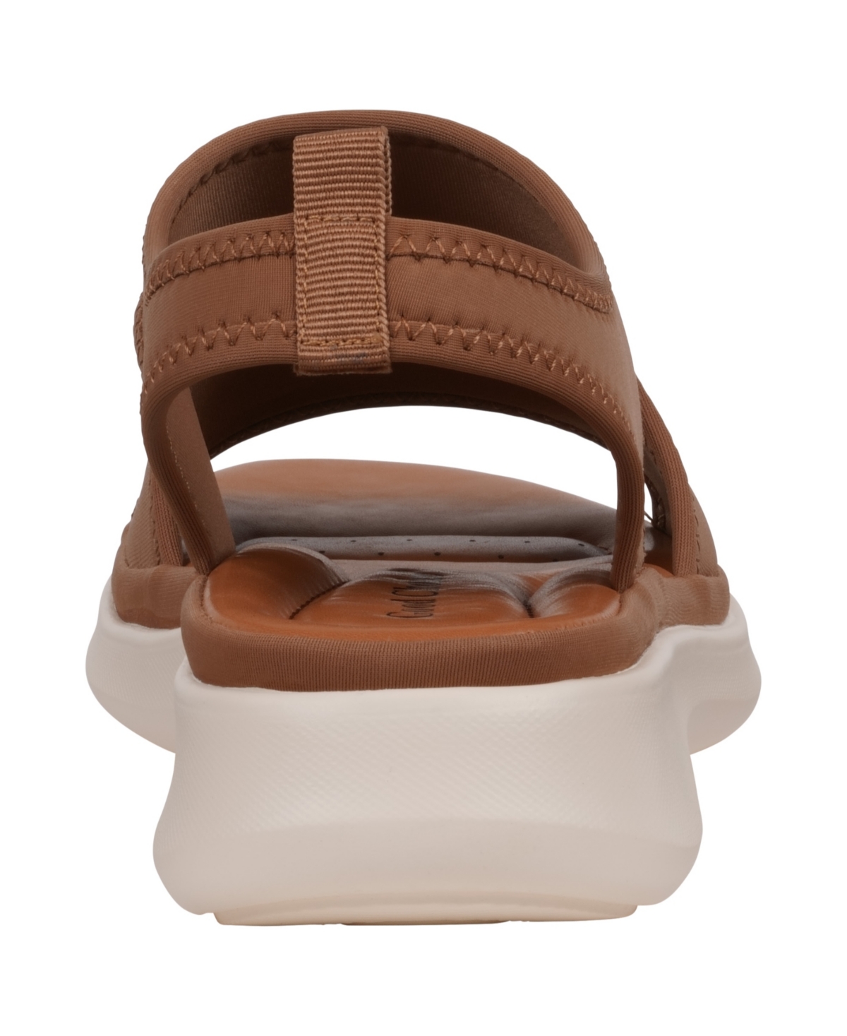 Gc Shoes Women's Romy Stretch Lycra Wedge Sandals In Brown