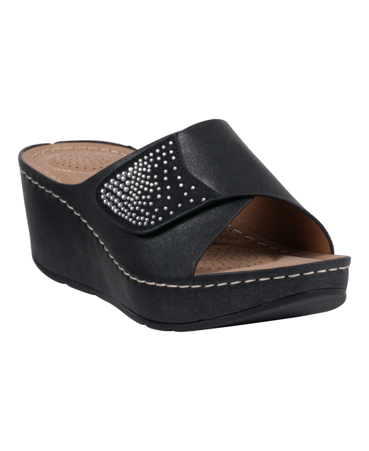 Gc Shoes Annora Wedge Sandal In Black