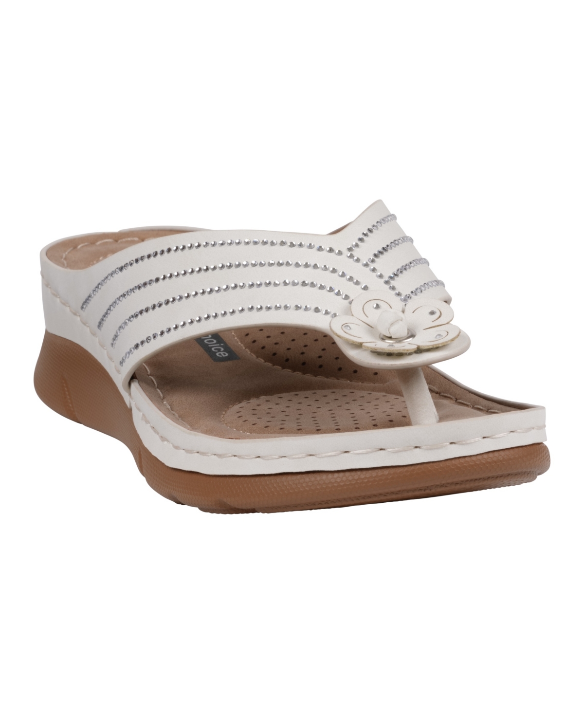 Gc Shoes Amari Comfort Sandal In White
