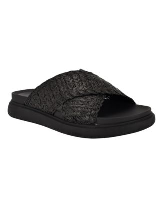 Women's Pacen Woven Crisscross Flat Sandals