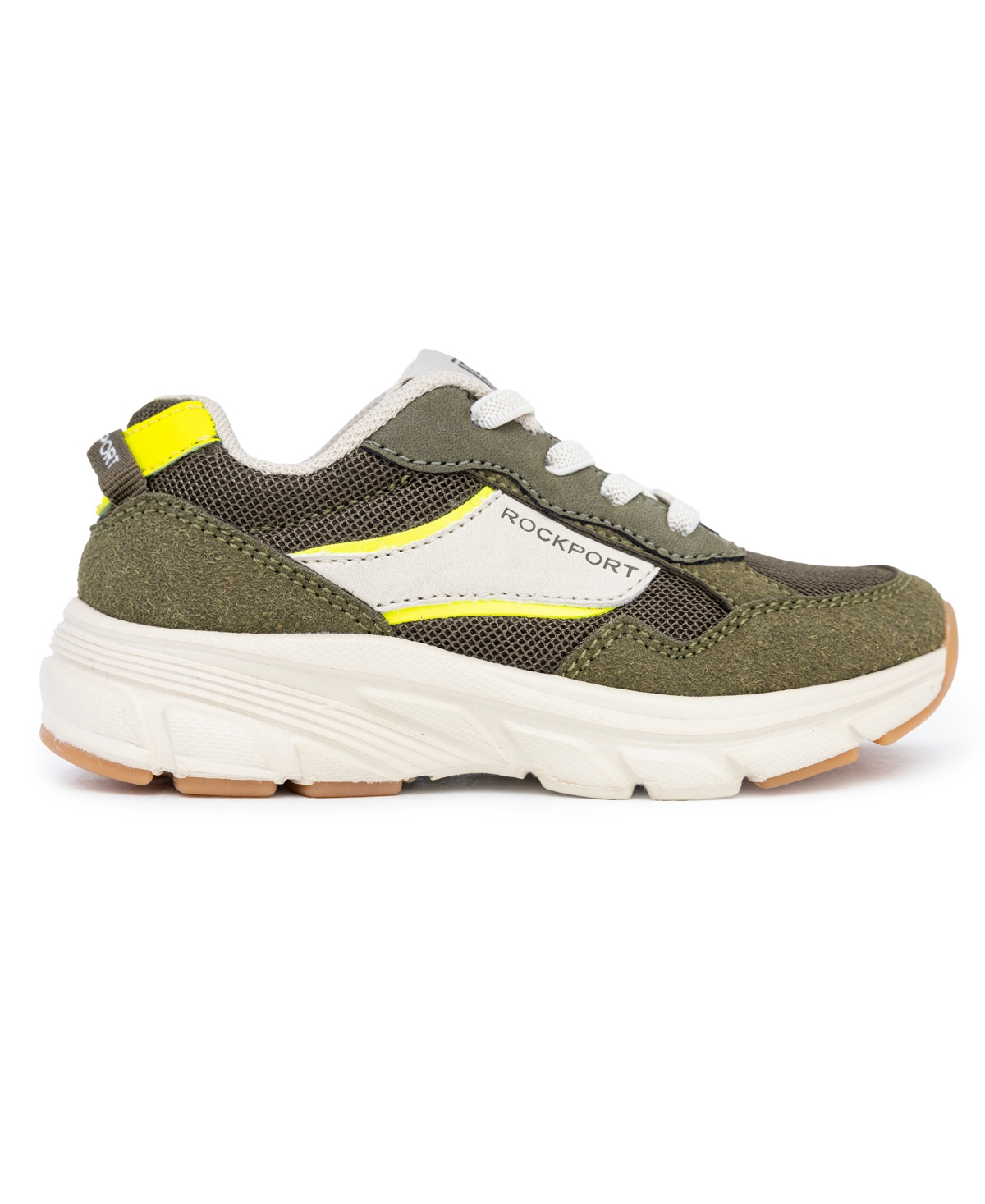 Rockport Toddler And Little Boys Jayci Athletic Sneakers In Olive,multi