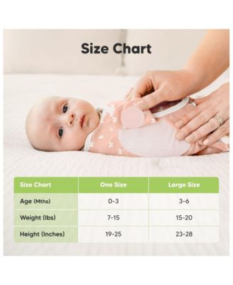 3pk Soothe Zippy Baby Swaddles 0-6 Months, Newborn Sleep Sacks, Zipper Swaddle, Wearable Swaddle Blanket