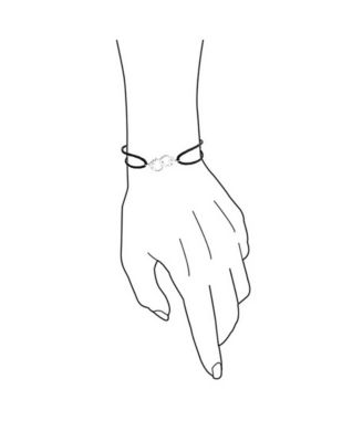 Minimalist Wrap Bracelet Leather Cord with Sterling Handcuff Design