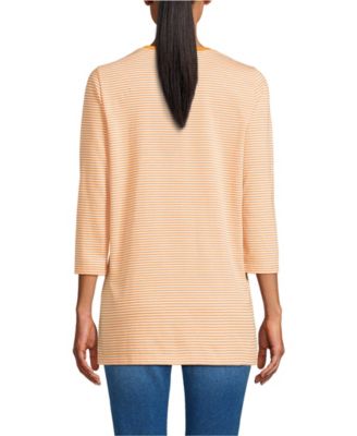 Women's Tall 3/4 Sleeve Cotton Supima Tunic