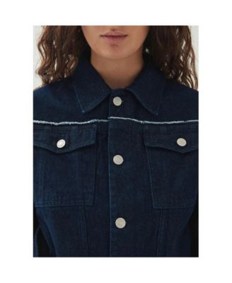 Women's Sand Indigo Denim Jacket