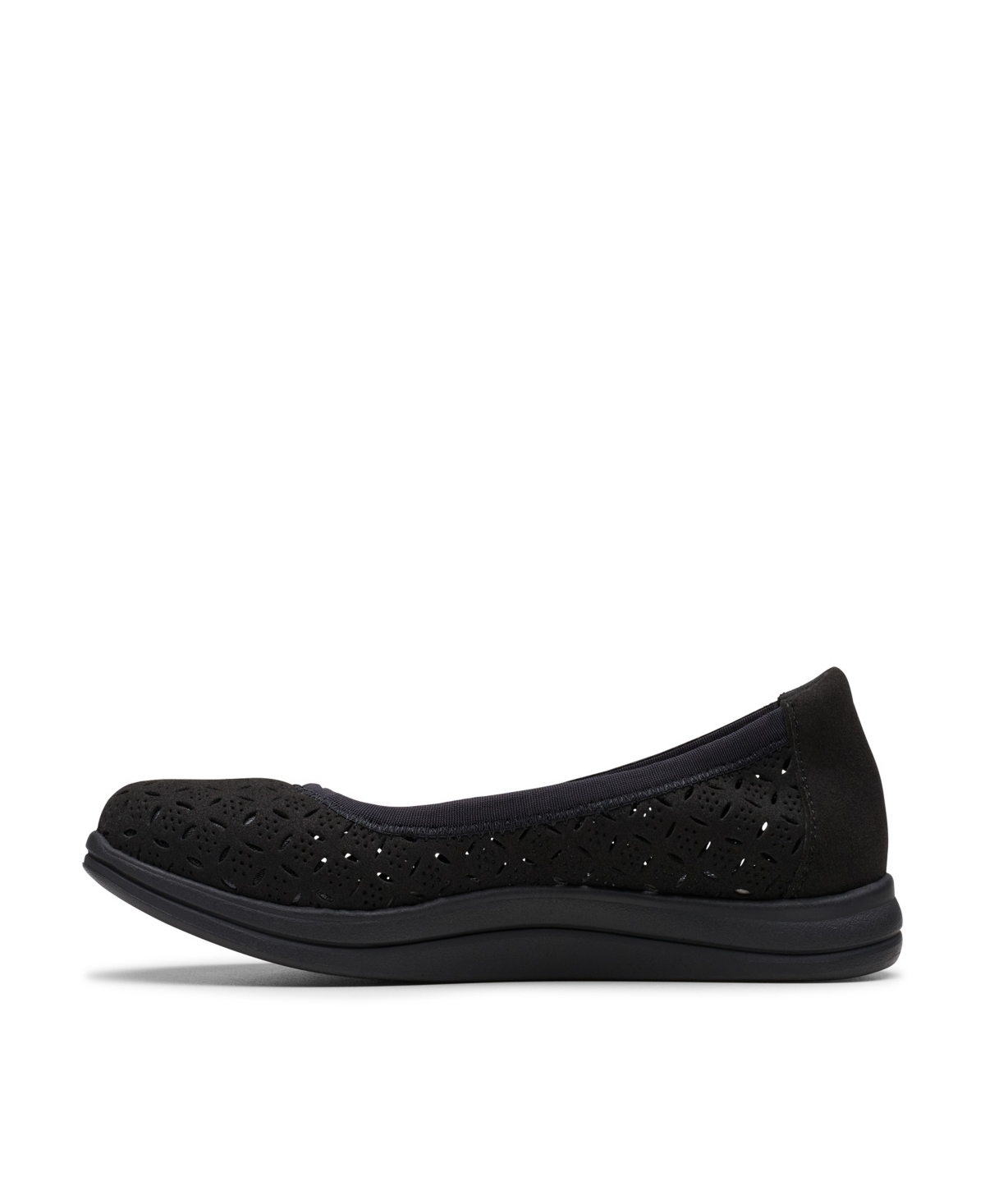 Clarks Breeze Roam In Black,black Textile