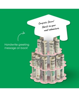 Assorted Grad - DIY Graduation Party Money Holder Gift - Cash Cake - Set of 3