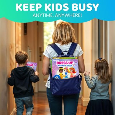 Magnetic Dress-Up Dolls for Girls Boys with 35 Magnetic Pieces for Kids 3-5