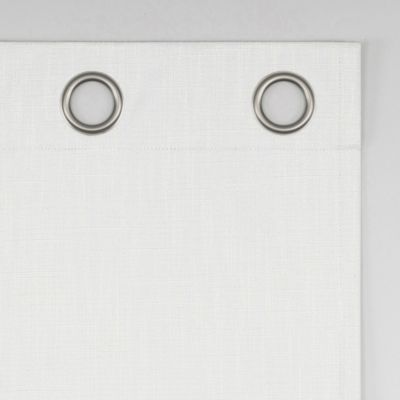 Aldwin Slub Texture Magnetic Closure 100% Blackout Grommet Curtain Panel