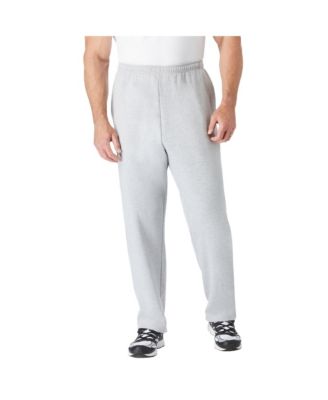 Big & Tall Men S Fleece Open-Bottom Sweatpants
