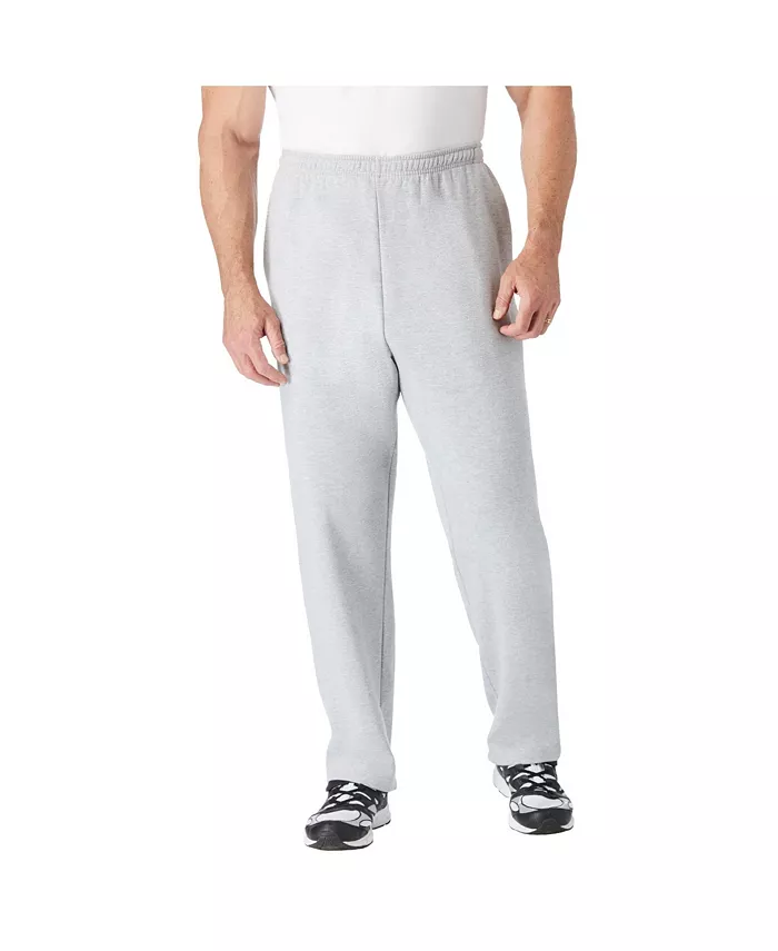 Big & Tall Fleece Open-Bottom Sweatpants - thumbnail 7