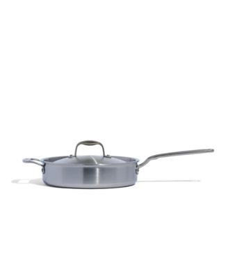 Stainless Steel Clad 3.5-Quart Saut&eacute; Pan with Lid