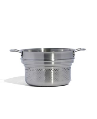 Stainless Steel Pasta Insert for 6-Quart Stock Pots