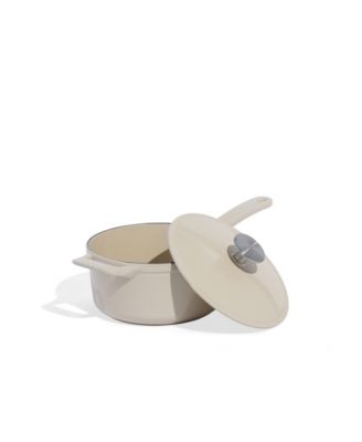 Enameled Cast Iron 2-Quarts Saucepan with Lid