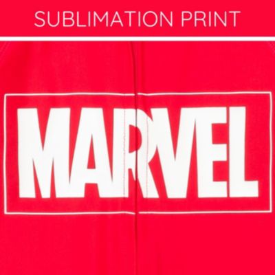 Boys Marvel UPF 50+ Rash Guard Swim Shirt to