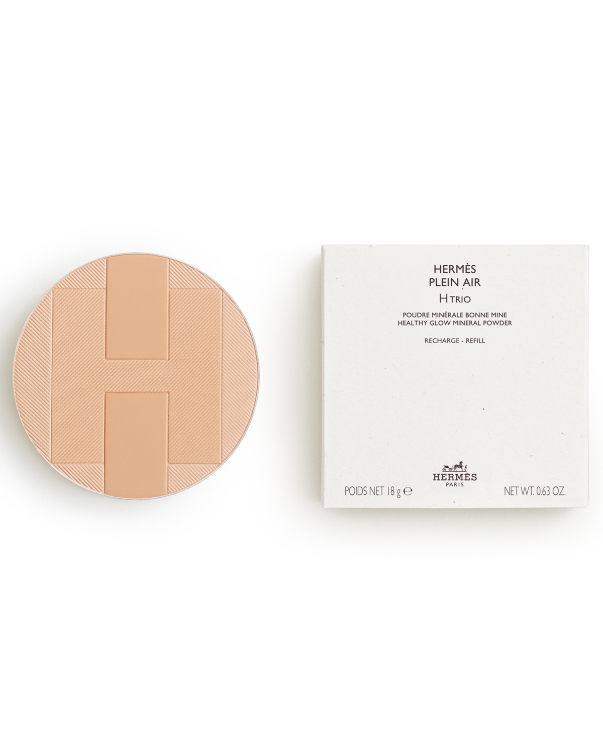 Hermes Plein Air H Trio Healthy Glow Mineral Powder Refill In 1 Tottori