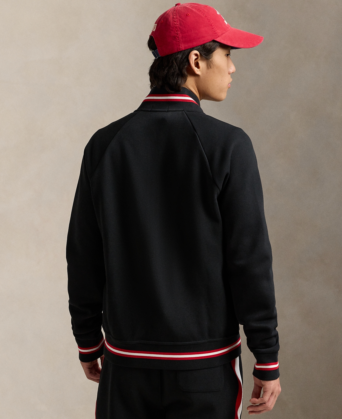 Polo Ralph Lauren Men's Double-knit Bomber Jacket In Multi