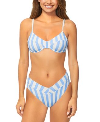 RAISINS JUNIORS VIBRAS UNDERWIRE BIKINI TOP SELINA V WAIST BIKINI BOTTOMS 