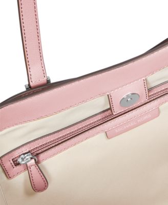 Taryn Large Signature Logo and Leather Tote