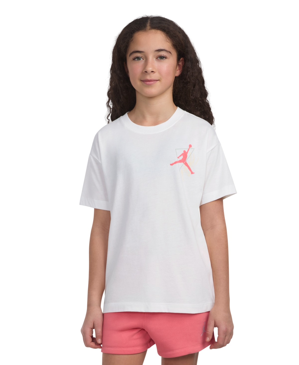 JORDAN BIG GIRLS TAKE FLIGHT SHORT SLEEVE TEE 