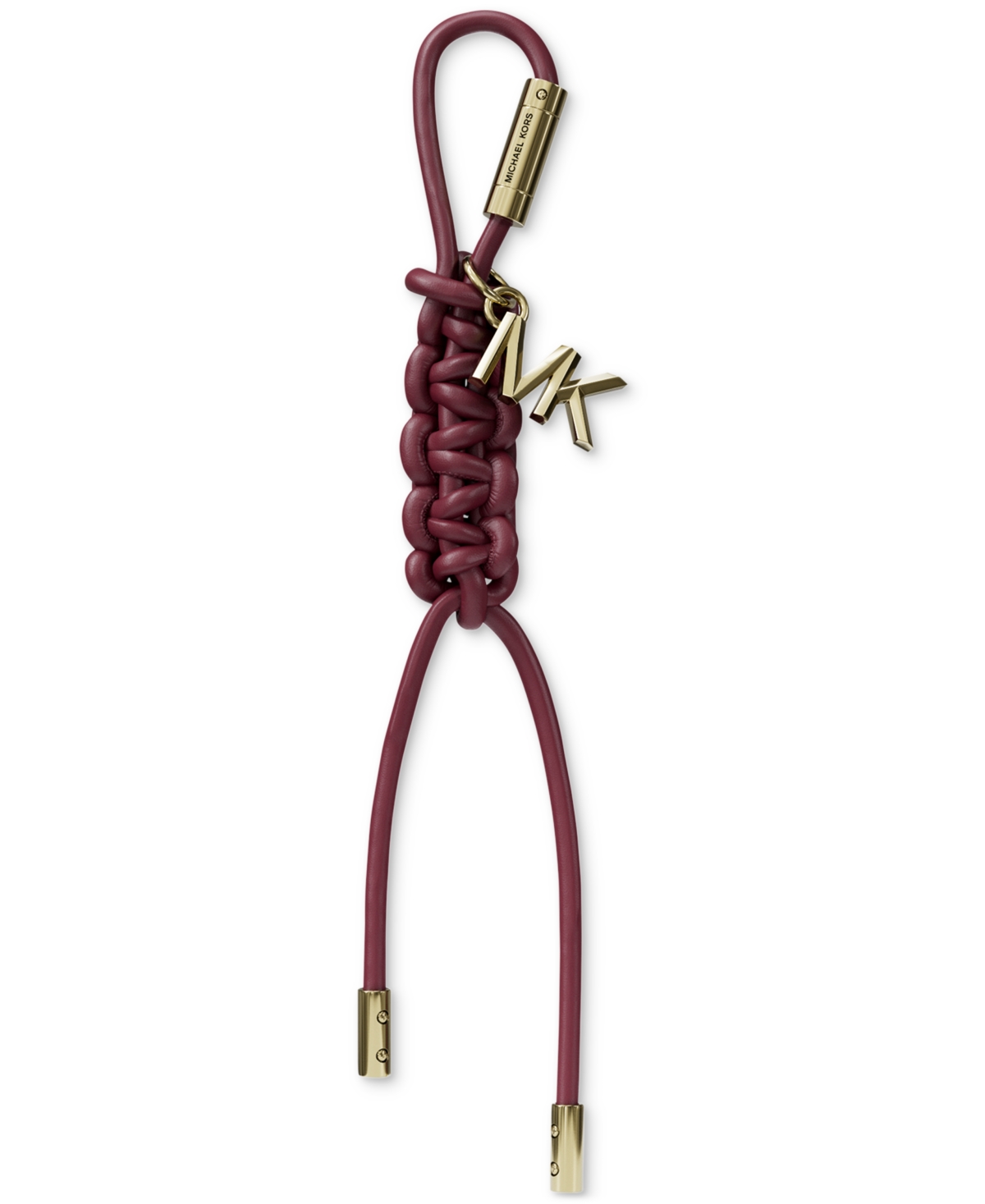 Michael Michael Kors Met Braided Bag Charm - Mulberry