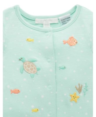 Baby Green Short Romper