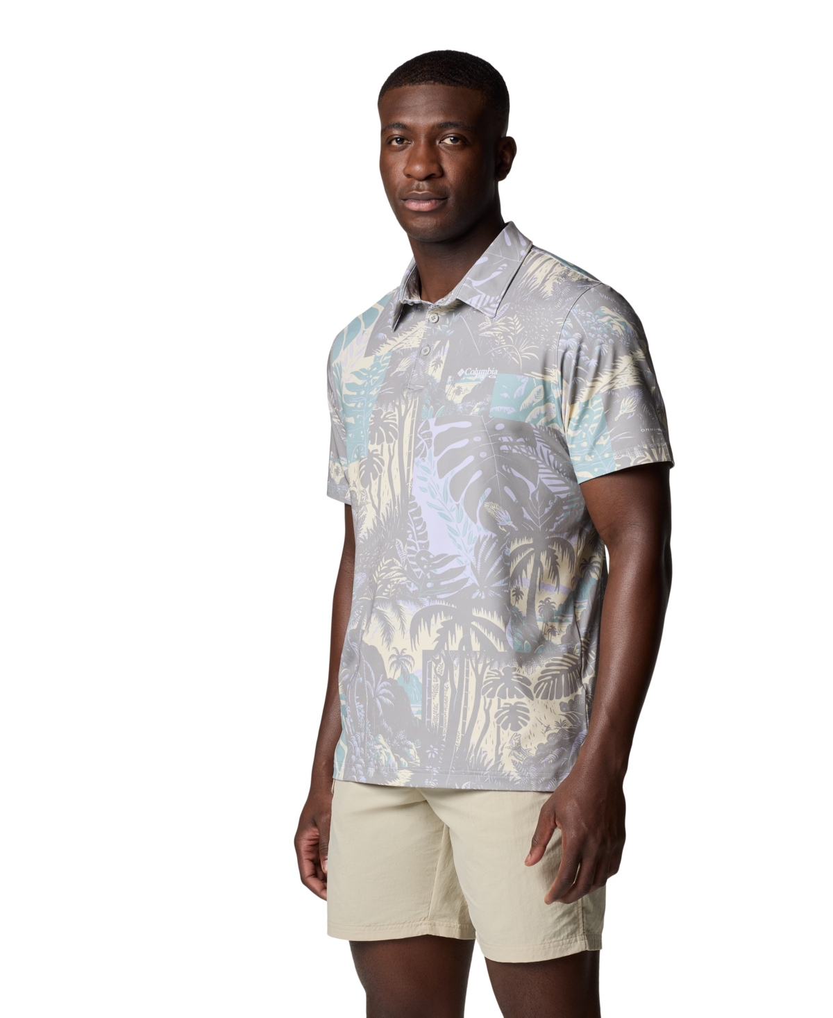 Shop Columbia Men's Super Slack Tide Ii Stretch Polo In Lemon Wash