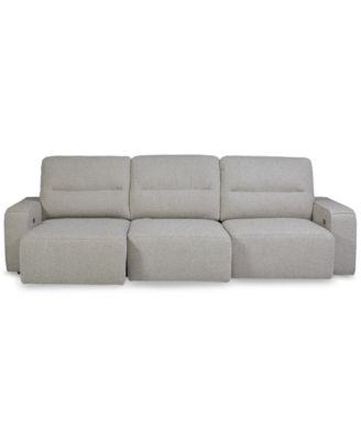Frandlyn 3-Pc. Fabric Power Sliding Sofa, Exclusively at Macy's