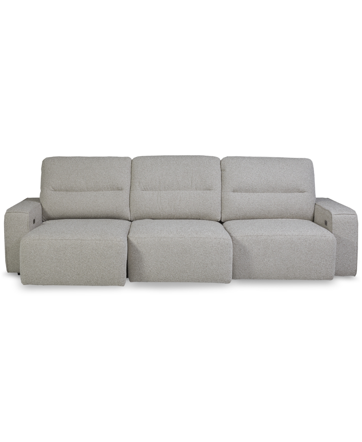 Macy's Frandlyn 3pc Fabric Power Sliding Sofa, Exclusively At