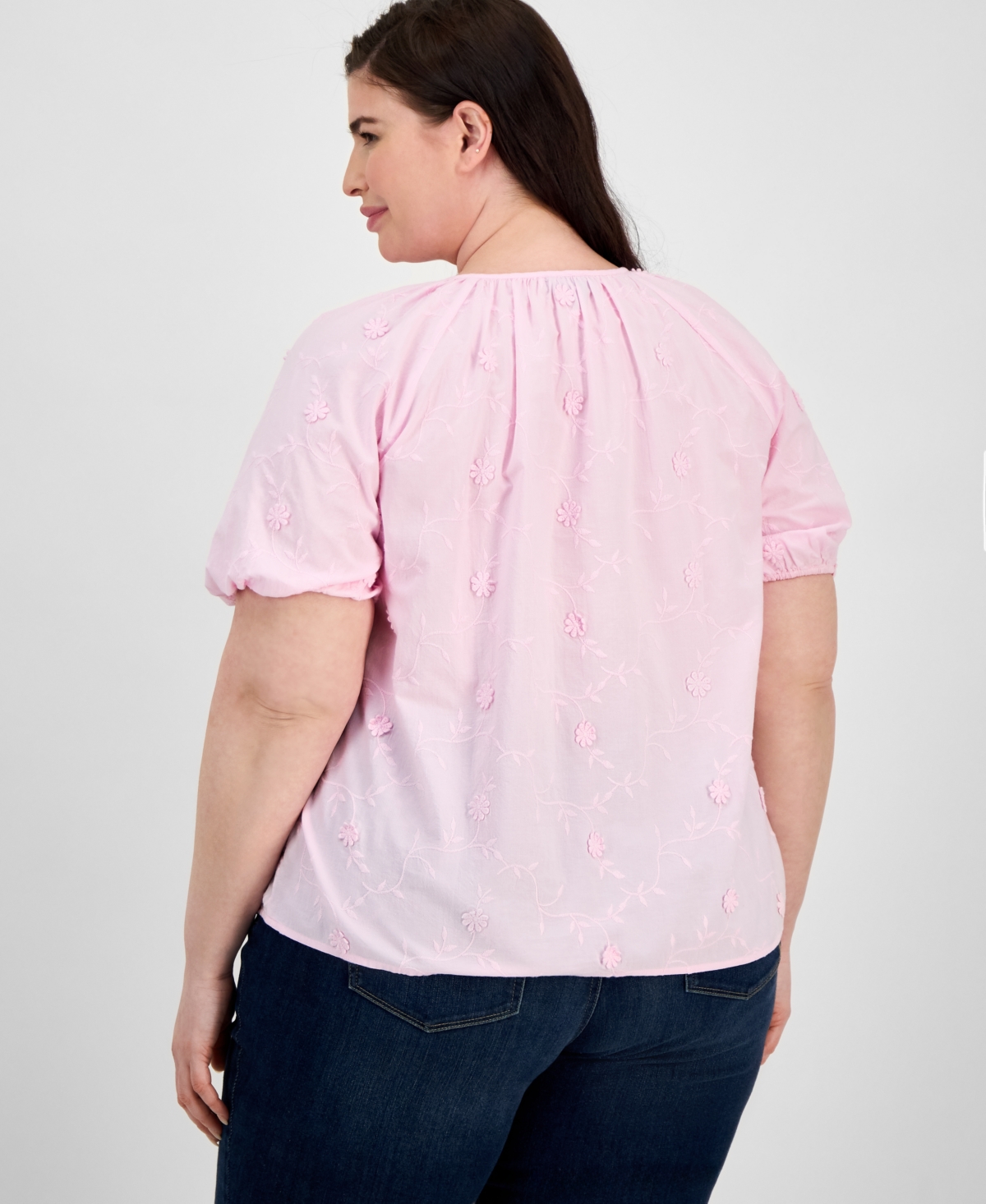 Style & Co Plus Size Applique Top, Exclusively At Macy's