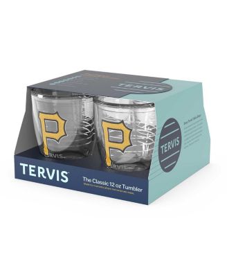 Pittsburgh Pirates 12oz. Emblem Tumbler, Set of 4