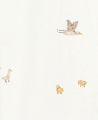 Baby Cotton Mini Bird-Print Sleep & Play 