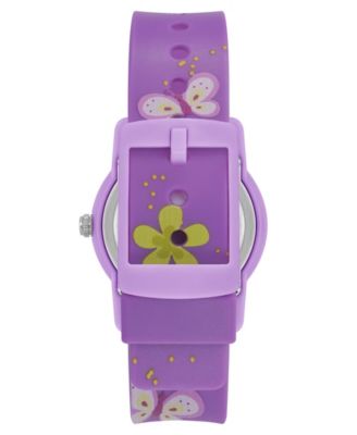 Kid's Quartz Playtime Purple Butterflies Watch, 30mm