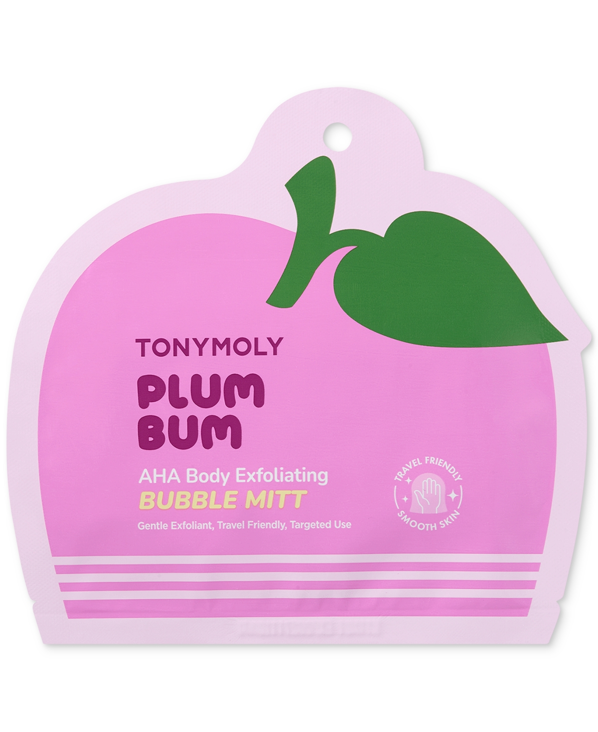 Plum Bum Aha Body Exfoliating Bubble Mitt