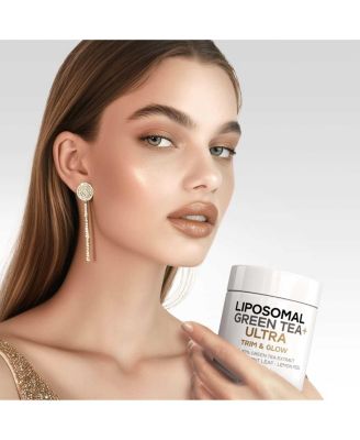 Liposomal Green Tea+ Ultra Potency - EGCG 90% Green Tea Extract, Matcha Green Tea Powder, Peppermint, Lemon Peel - 60 Capsules