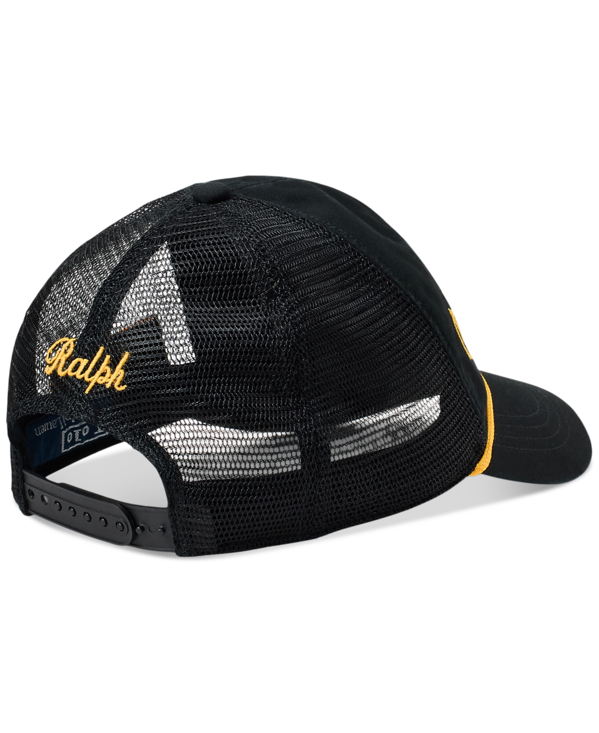 Polo Ralph Lauren Men's Ralph's Garage Canvas Trucker Cap In Black
